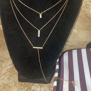 SOLD!!** 3 in 1 henri bendel gold luxe necklace